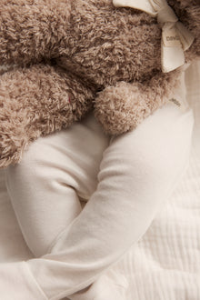 Baby white basic tights with feet