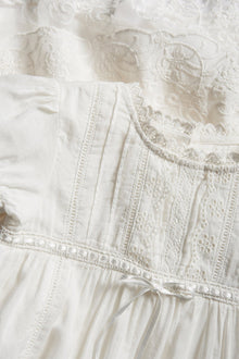 White lace Christening dress