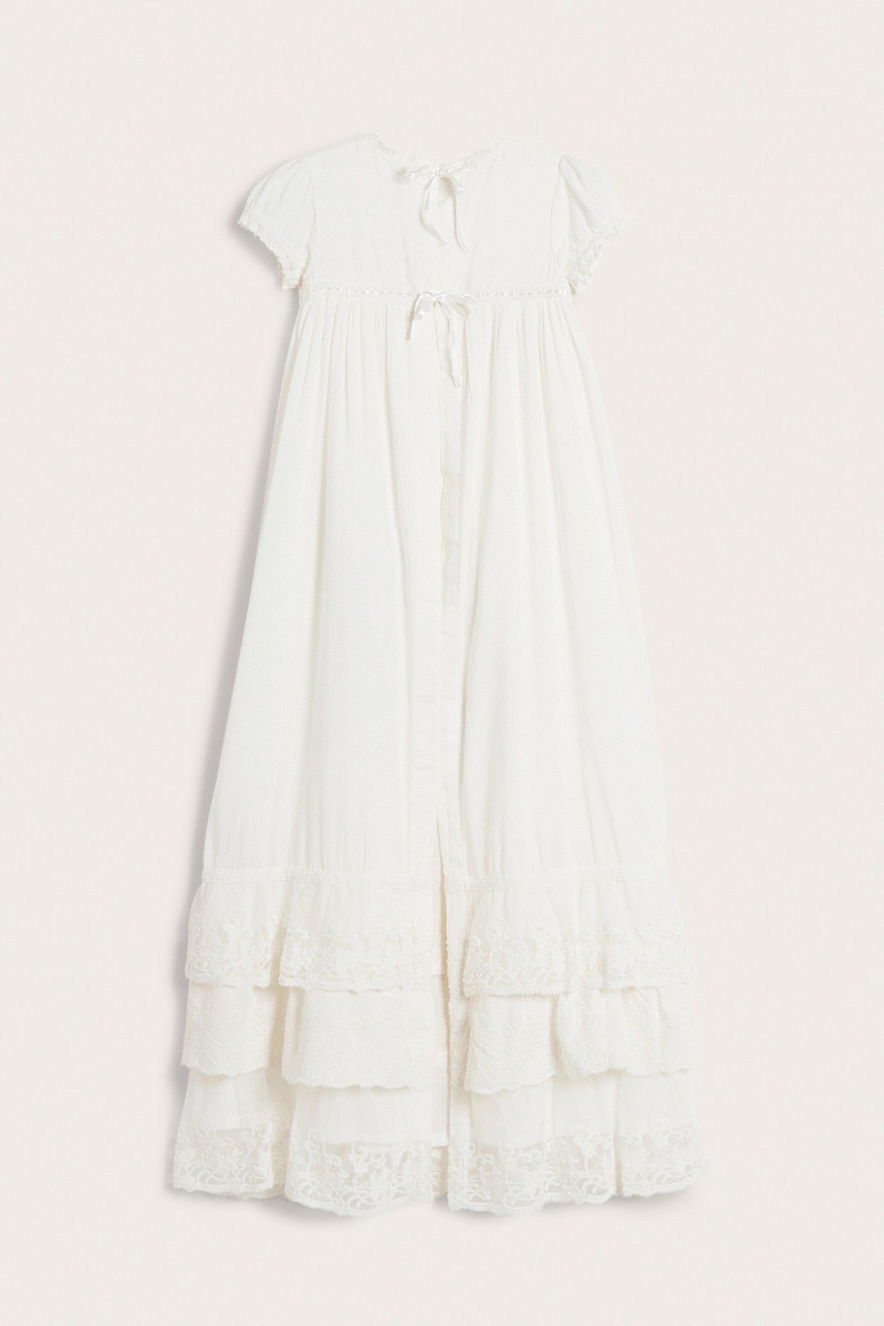 White lace Christening dress
