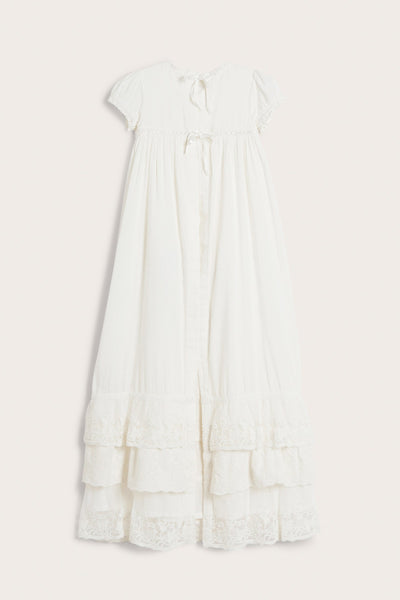 White lace Christening dress