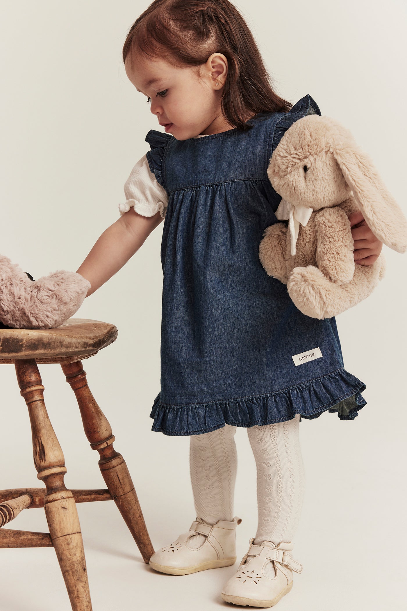 Baby blue denim dress