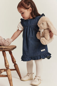 Baby blue denim dress