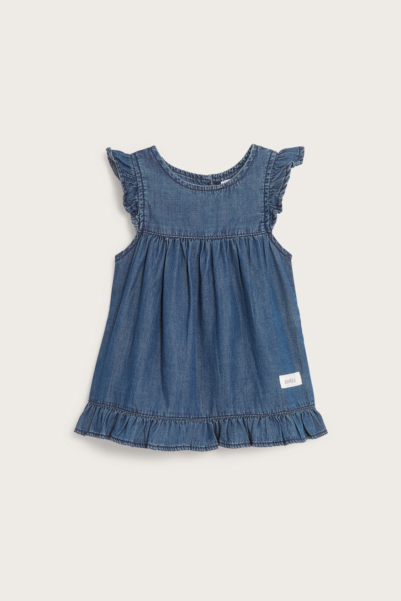 Baby blue denim dress