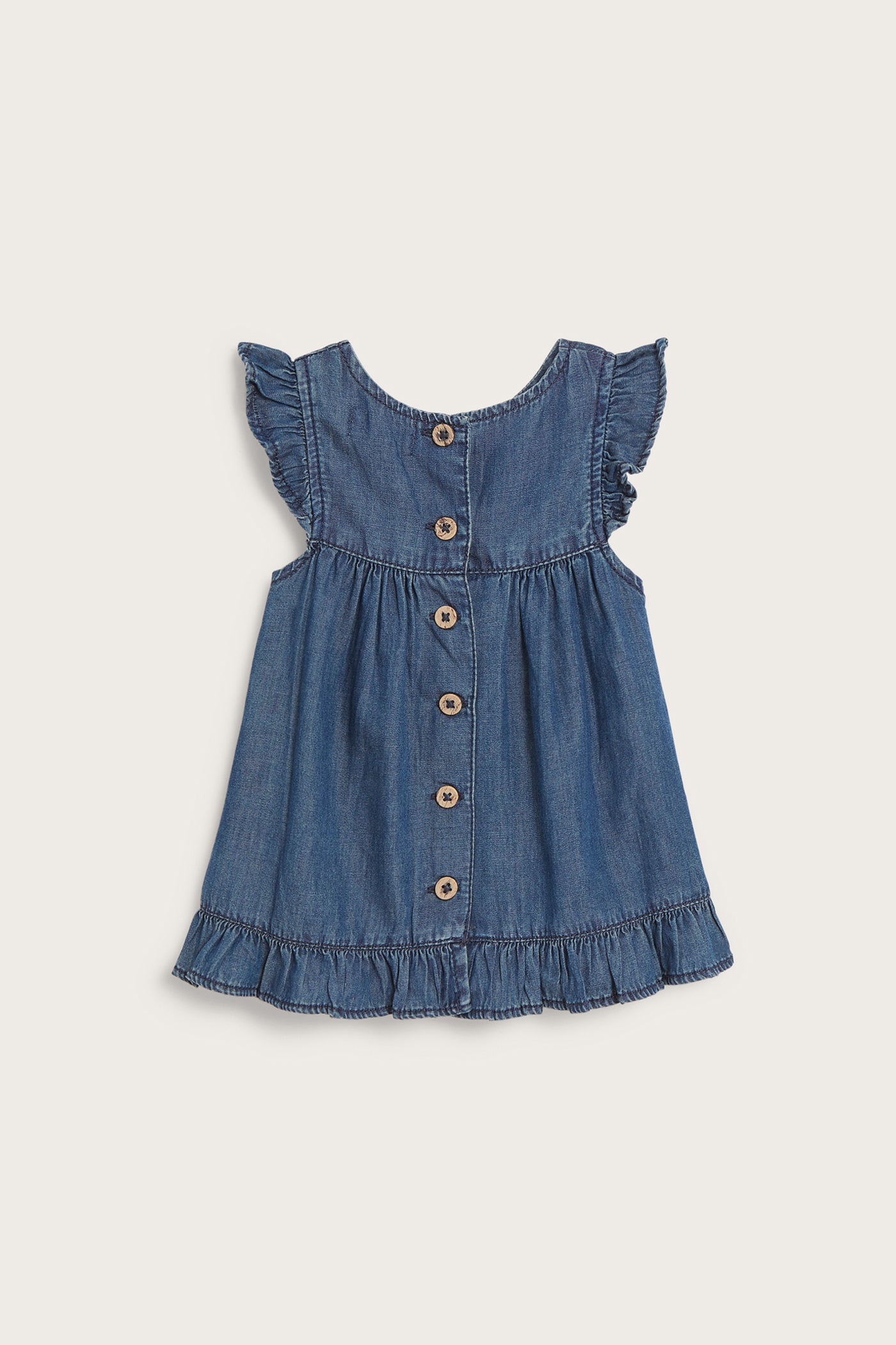 Baby blue denim dress