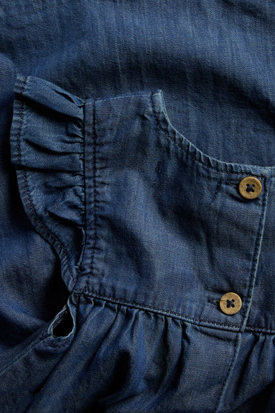 Baby blue denim dress