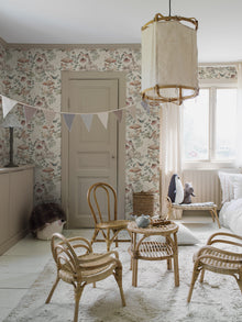 Minou off-white forest wallpaper