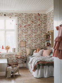 Minou off-white forest wallpaper