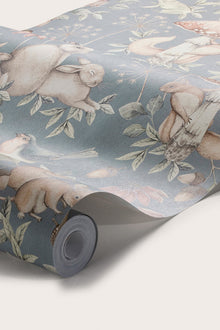 Minou blue wallpaper