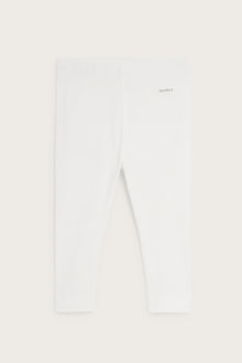 Baby white leggings with ruffles