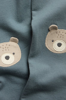 Kids´ blue fleece leggings
