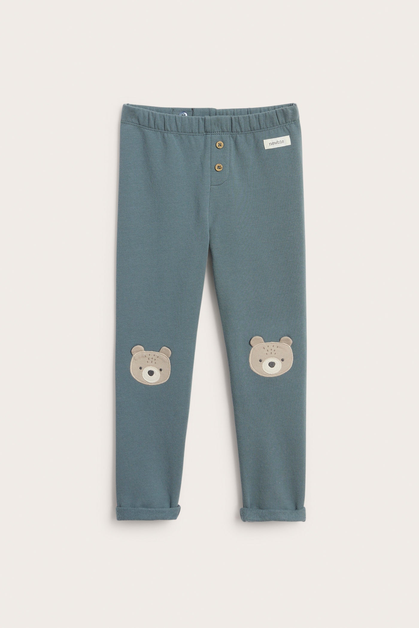 Kids´ blue fleece leggings