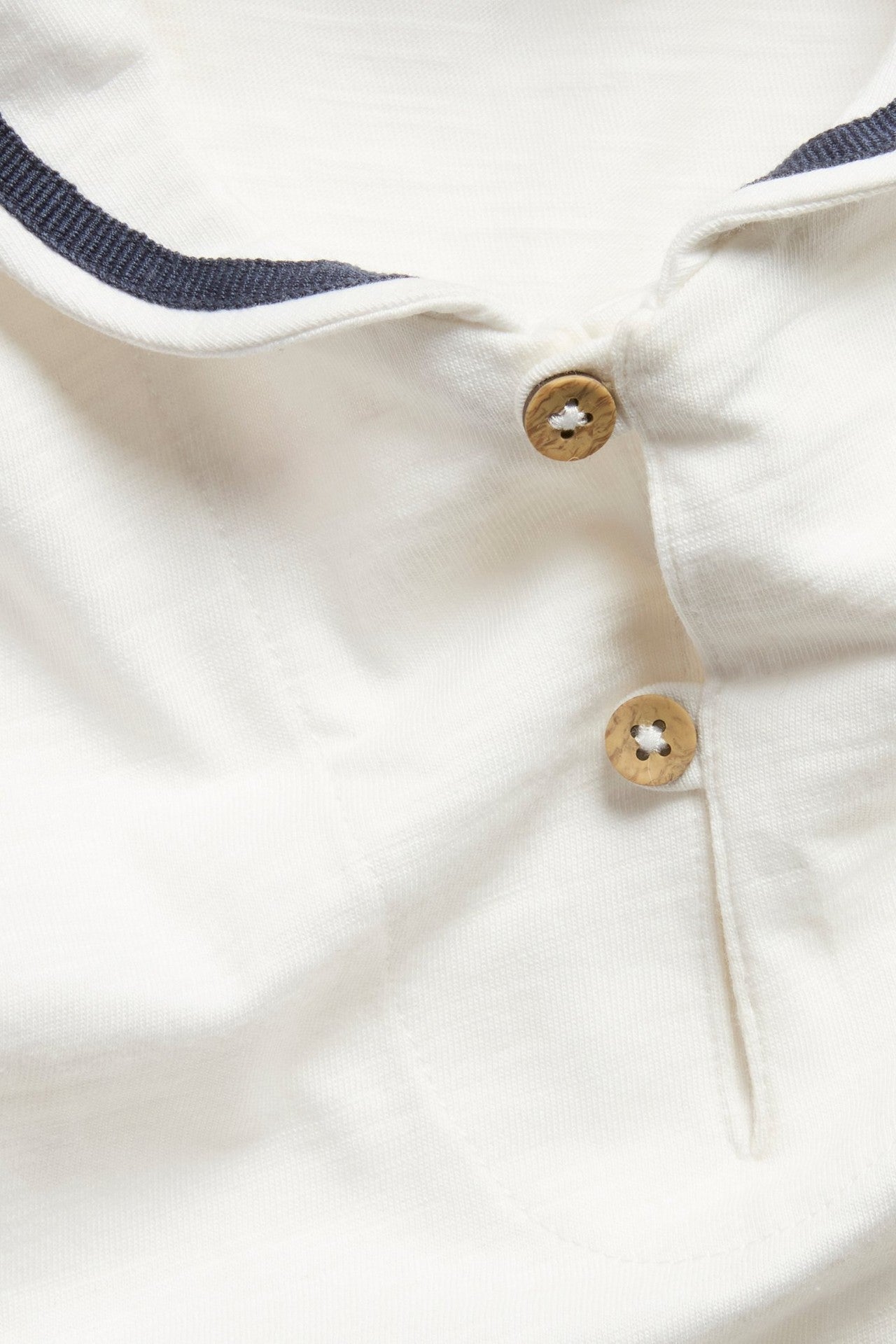 Baby white short sleeve sailor bodysuit