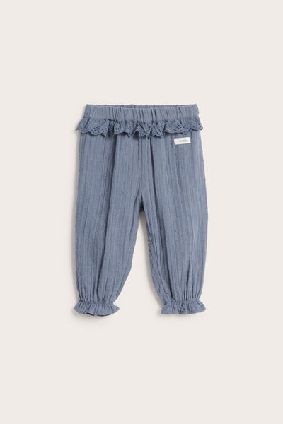 Baby blue frill trousers
