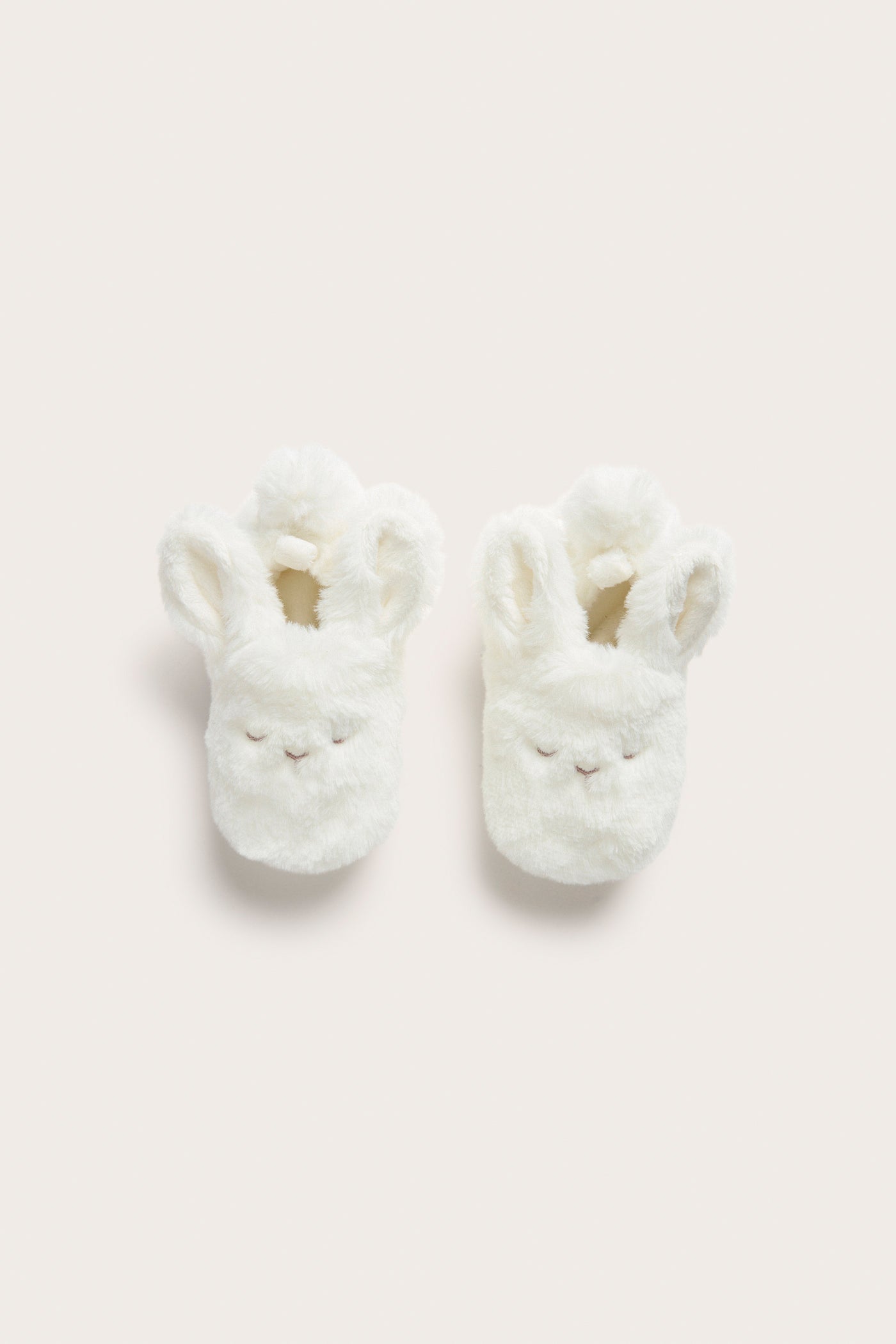 Baby & kids white knitted slippers