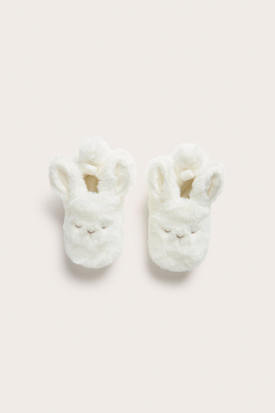 Baby & kids white knitted slippers