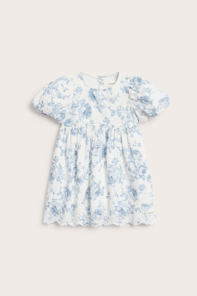 Baby floral dress with embroidery