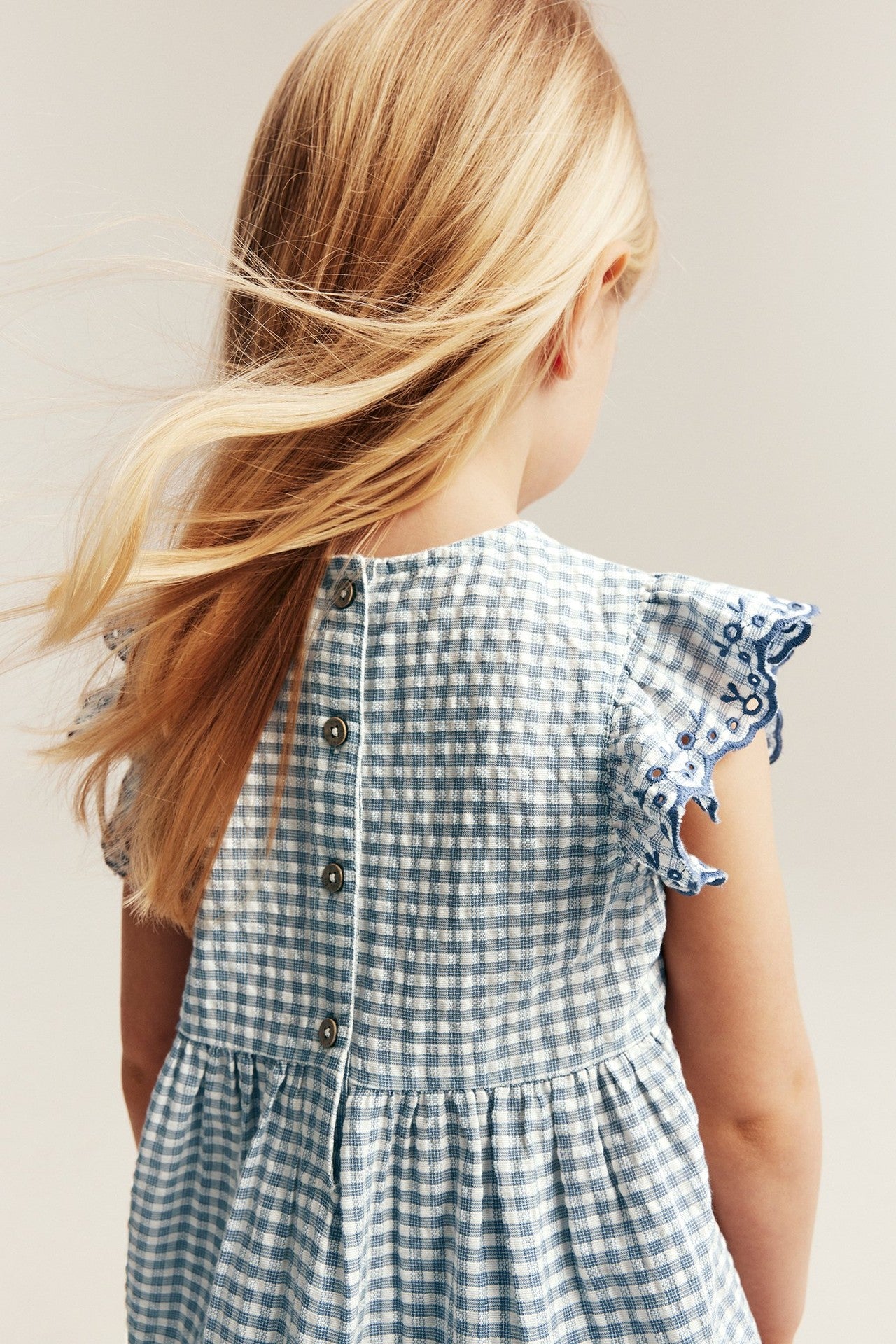Kids peplum blouse with embroidery