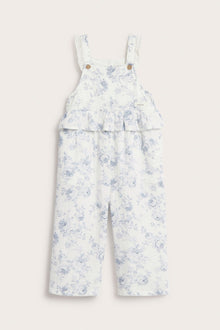 Kids floral jumpsuit with frill