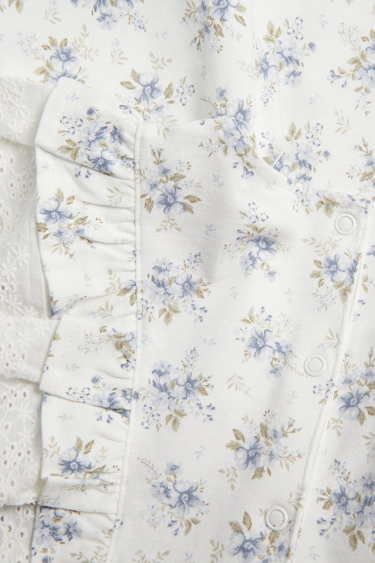 Kids floral dress with frill