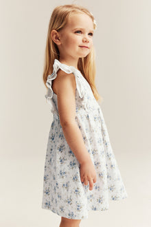 Kids floral dress with frill