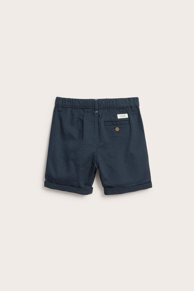 Kids blue shorts with pockets