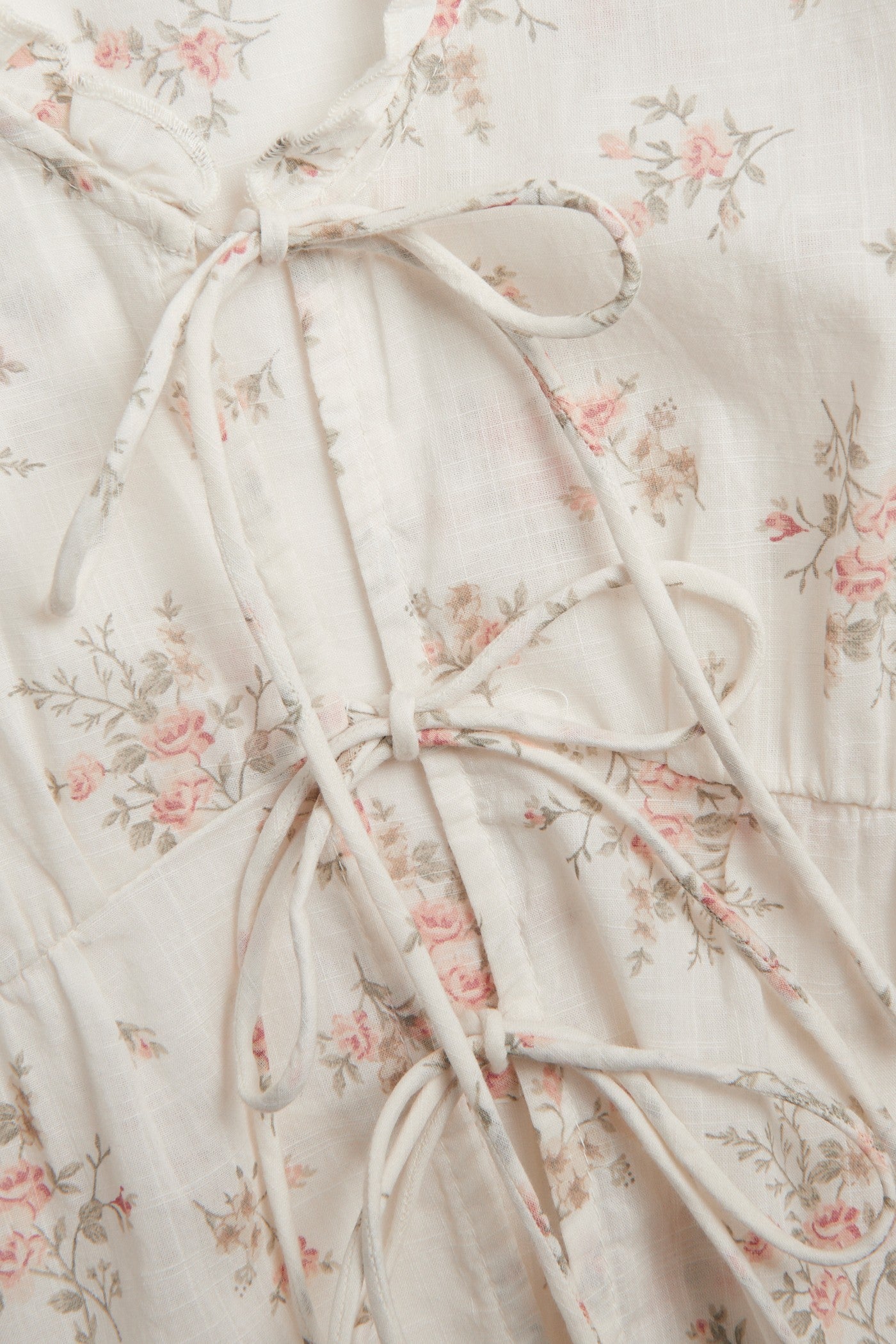 Women’s white floral blouse