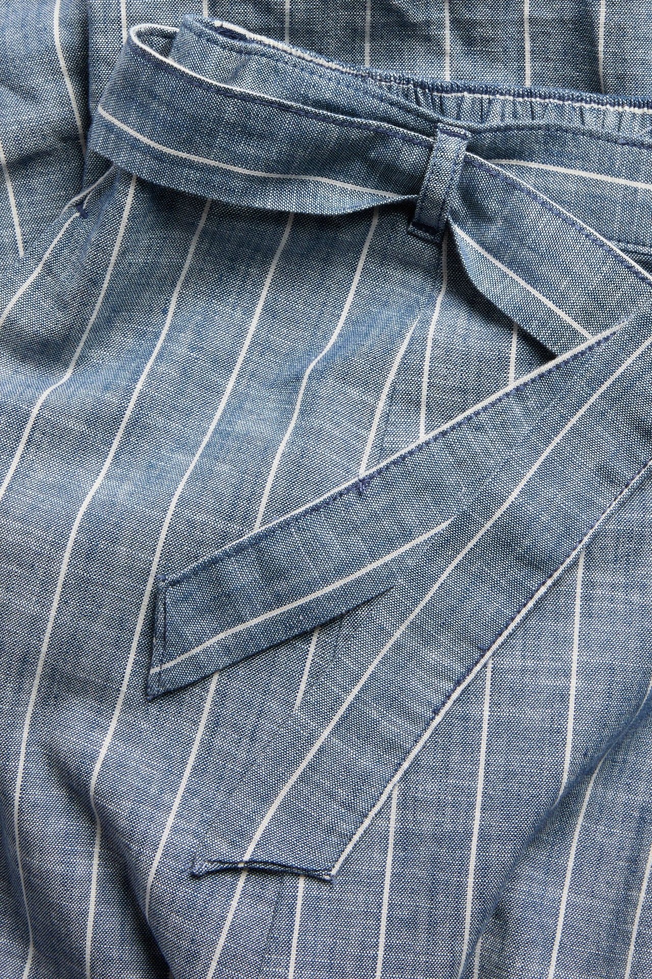 Women's blue striped skirt