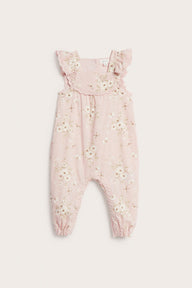 Baby butterfly floral jumpsuit