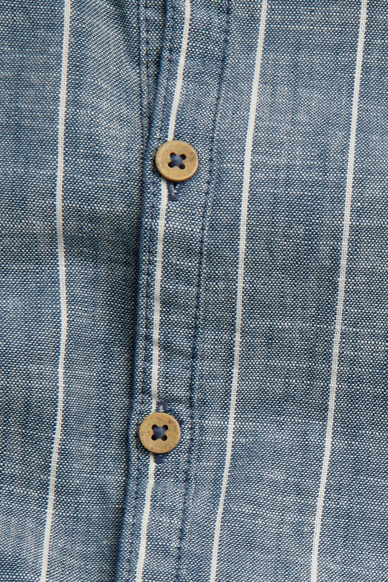 Baby blue striped woven romper