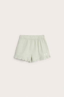 Kids woven shorts with frill