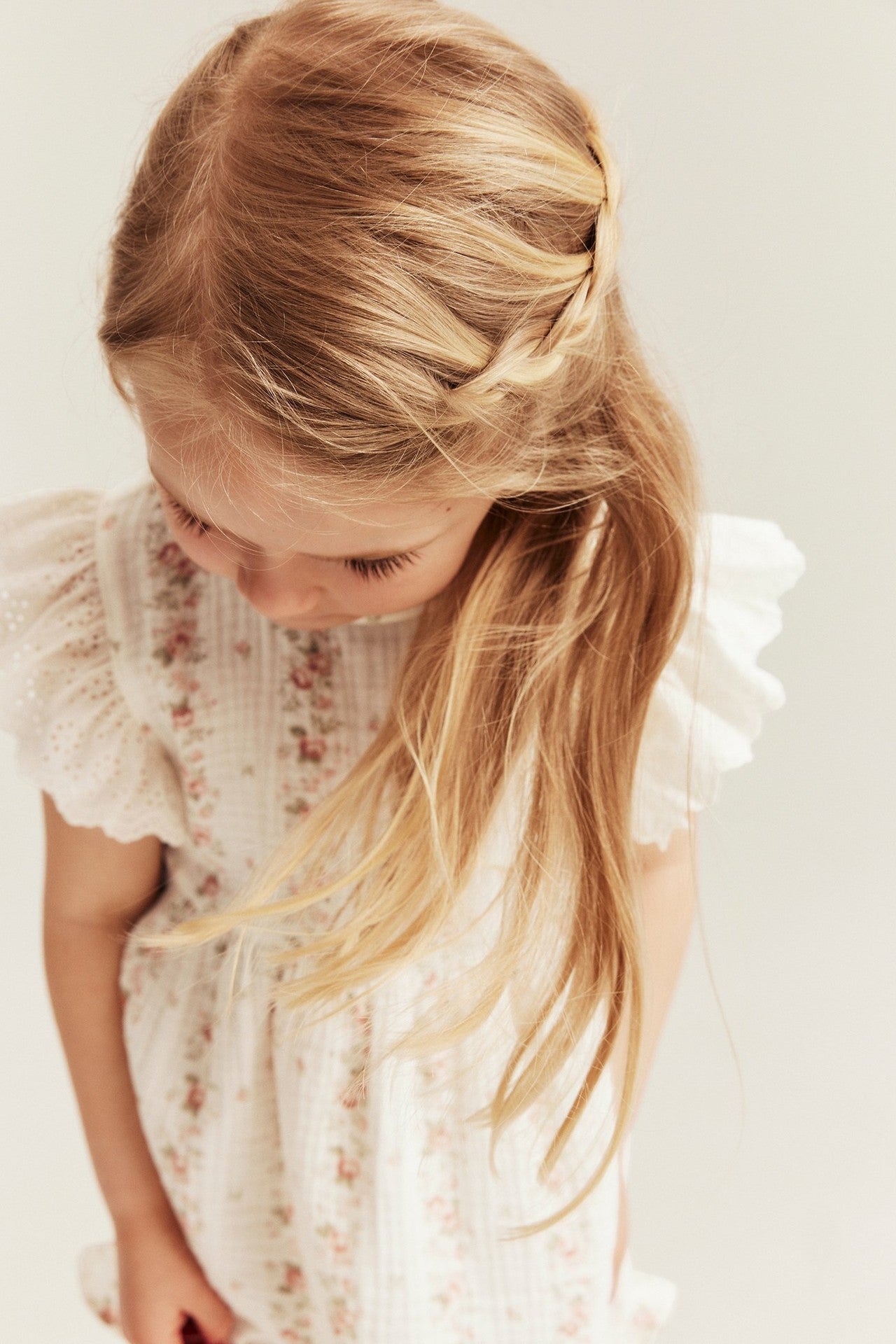 Kids 2-piece floral muslin set