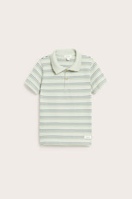 Baby & kids green striped polo shirt