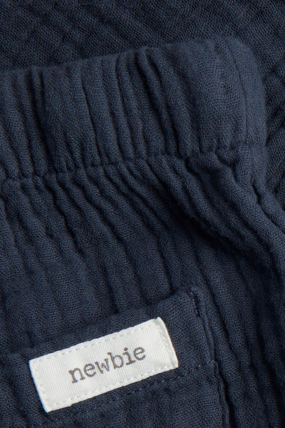 Baby blue muslin trousers