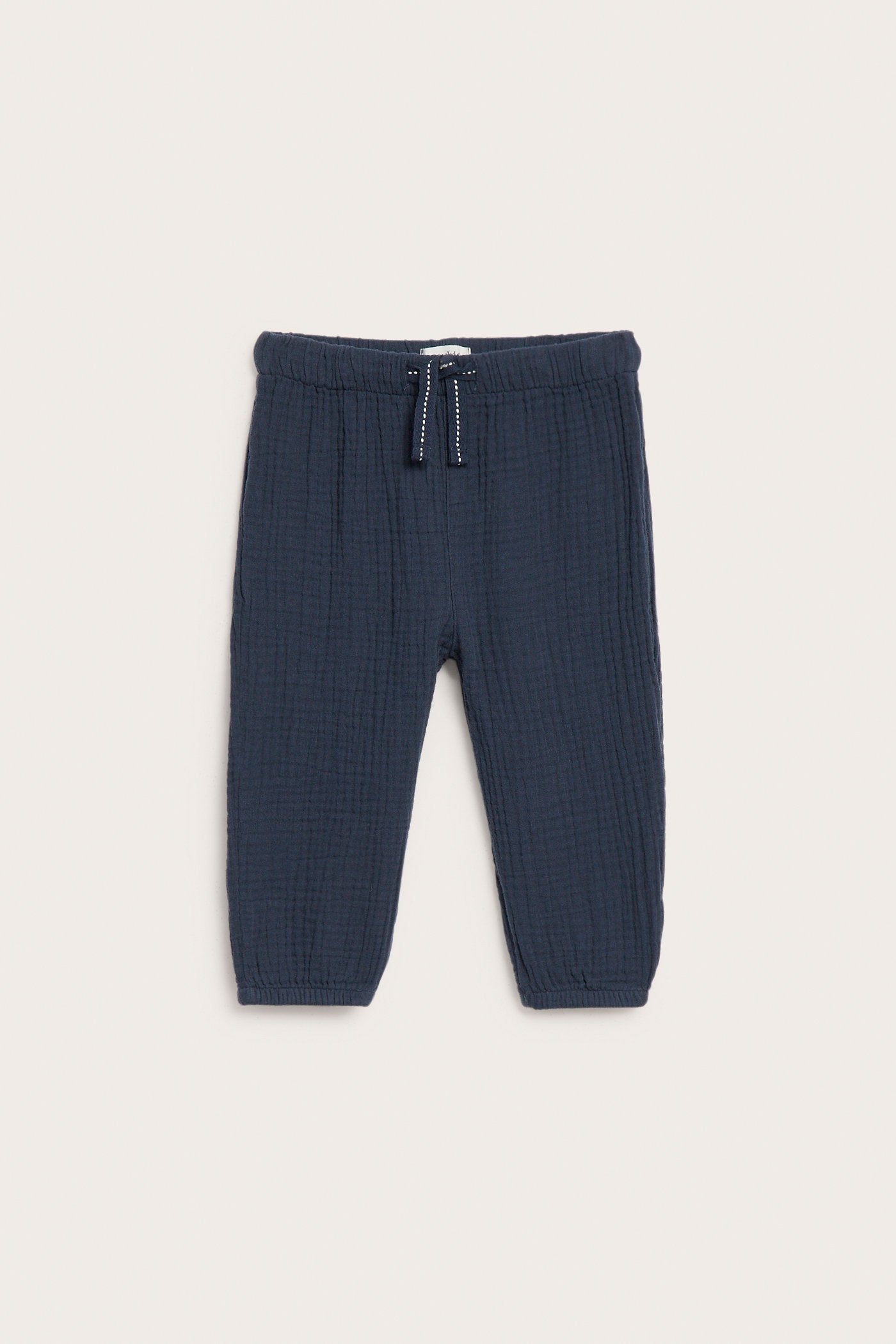 Baby blue muslin trousers