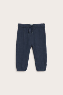 Baby blue muslin trousers