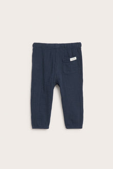 Baby blue muslin trousers