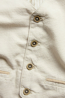 Baby & Kids beige woven vest with pockets