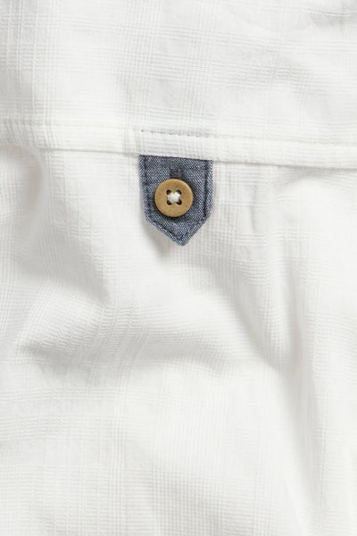 Kids white short-sleeved shirt