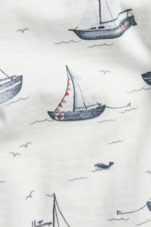 Kids sailing boat themed t-shirt