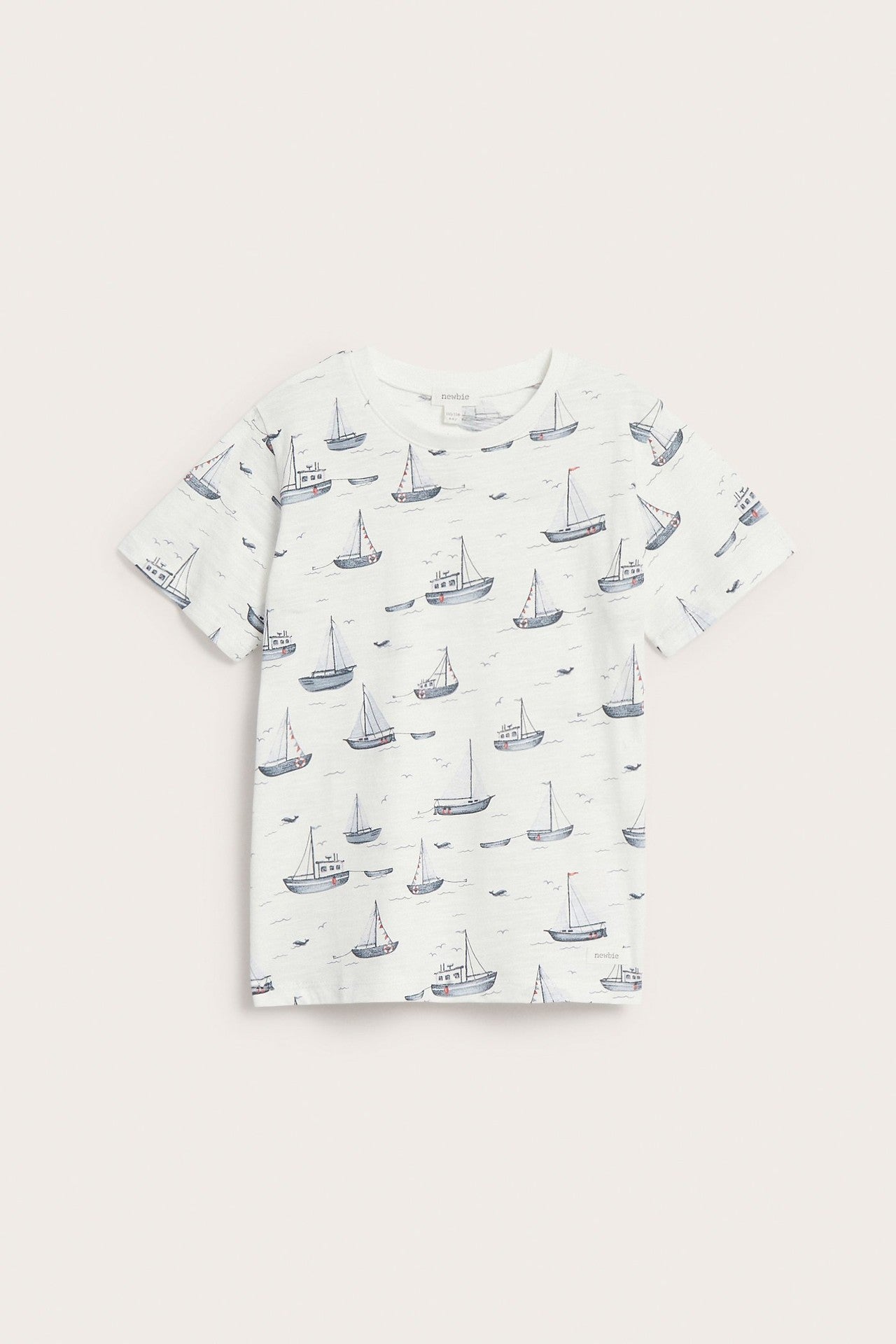Kids sailing boat themed t-shirt