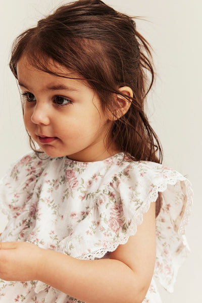 Baby floral frilled dress
