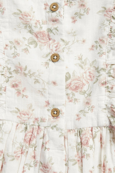 Baby floral frilled dress