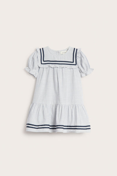 Baby short-sleeve striped dress