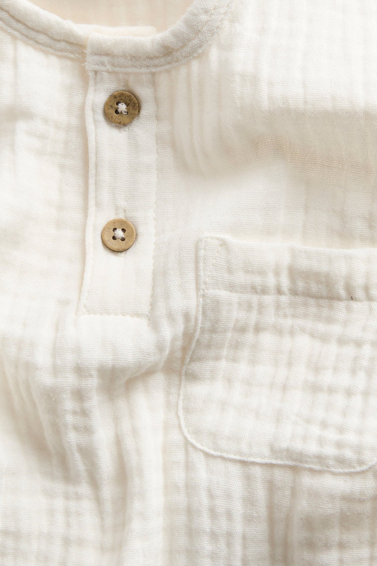 Baby long sleeve muslin top
