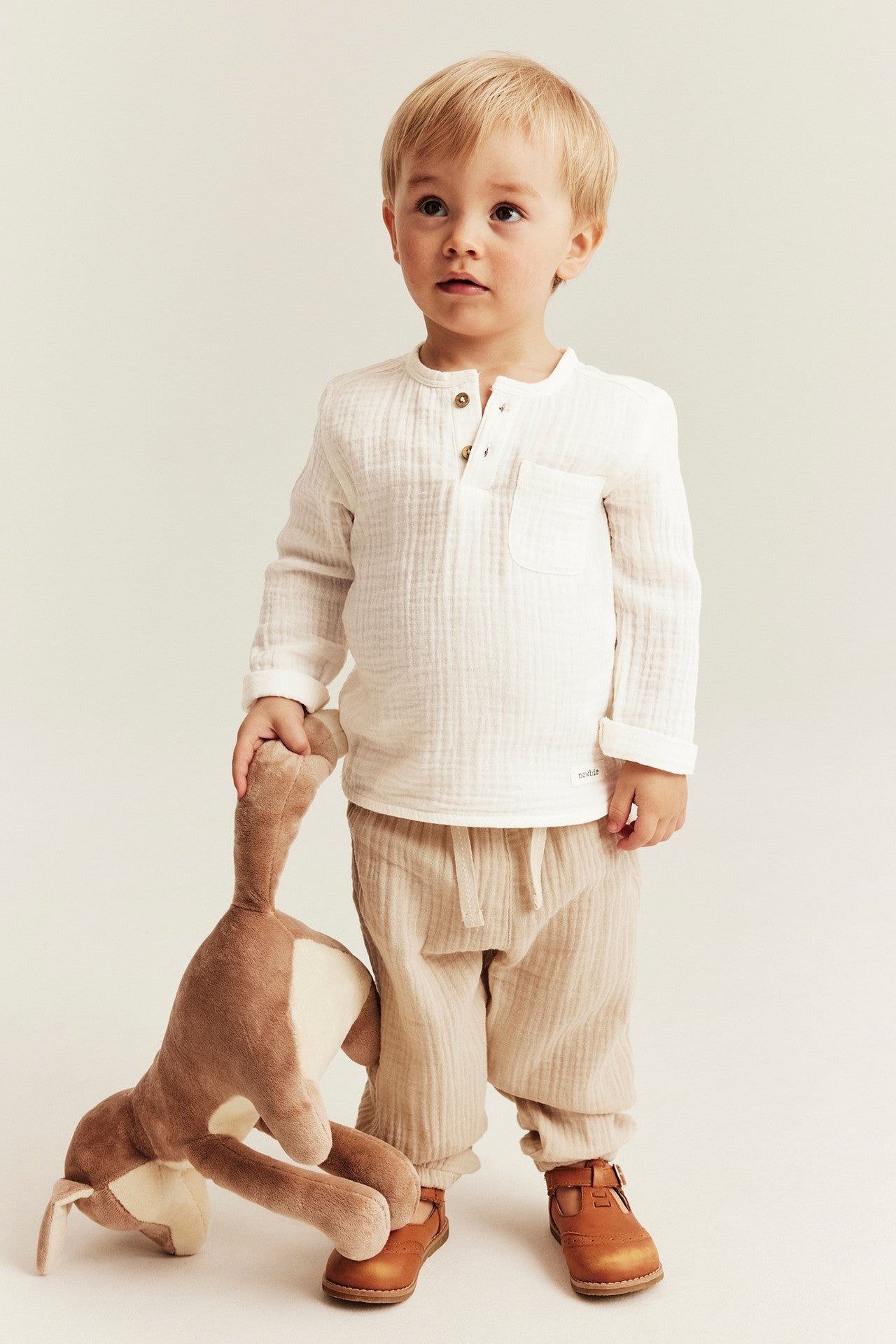 Baby long sleeve muslin top