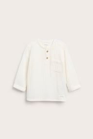 Baby long sleeve muslin top