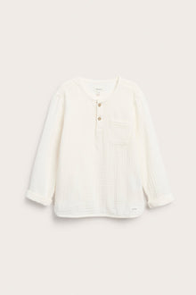 Kids long sleeve muslin top