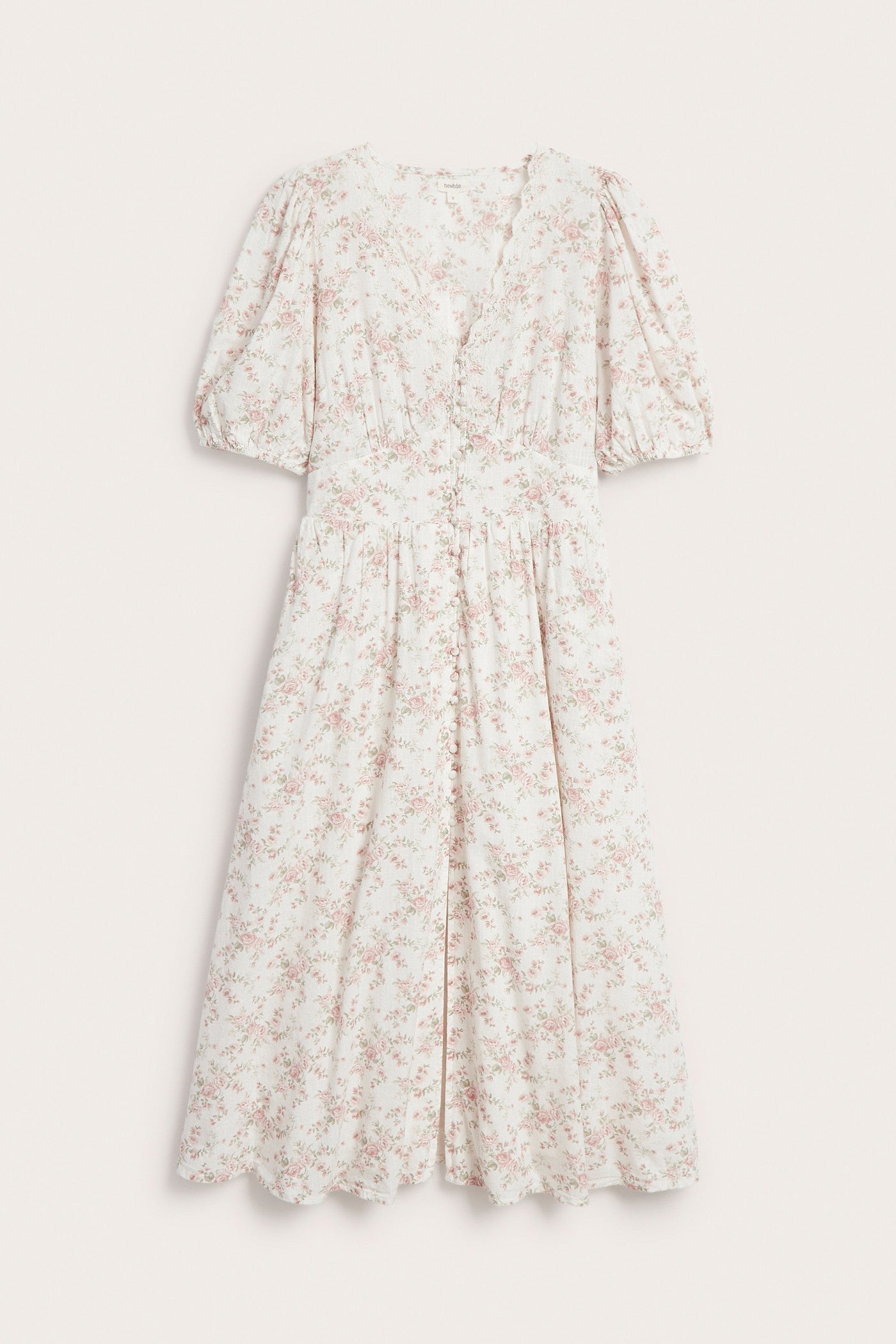 Women’s white floral dress