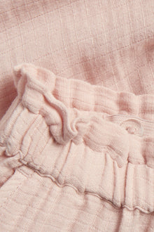 Kids pink trousers with embroidery