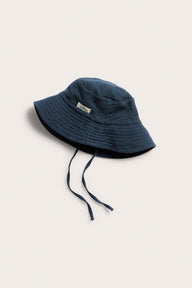 Baby & Kids blue sun hat with drawstring